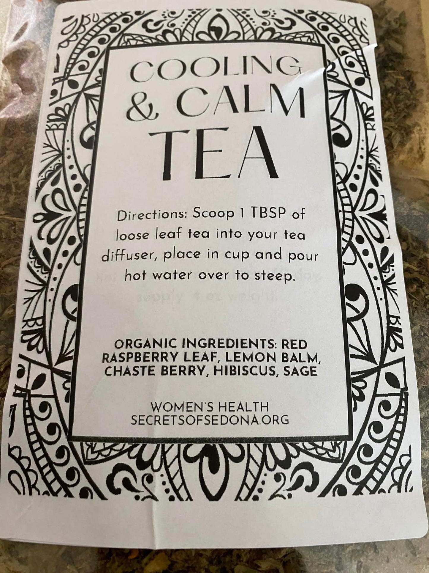 Cooling and Calm Herbal Tea Infusion