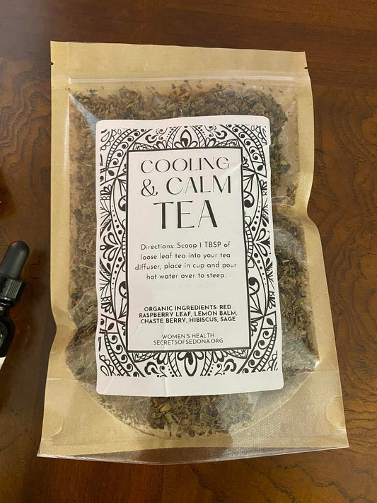 Cooling and Calm Herbal Tea Infusion